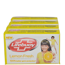 Lifebuoy - Lemon Fresh Soap Pack of 4